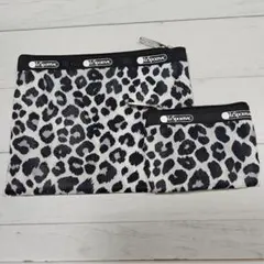 LeSportsac エクラ 大人のレオパード柄ポーチセットのサムネイル