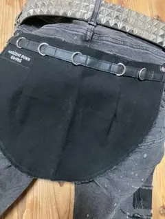 GlyPhS オリジナルpunkrock anarchy Dリングバムフラップ