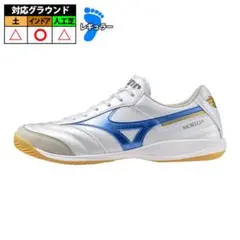 Mizuno Morelia シューズ ホワイト/ブルー
