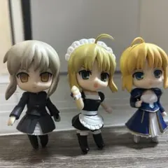 【ジャンク品】　ねんどろいどぷち　セイバー　支柱、台座なし