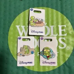 アウラニディズニー　オルメル　ピンバッジ　3点セット