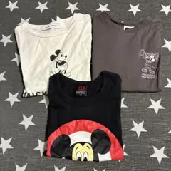 ミッキーマウス Tシャツ 110cm 3枚セット