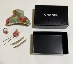 CHANEL シャネル ハート ヘアゴム ブラック ゴールド - メルカリ