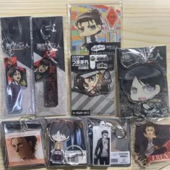 進撃の巨人　エレン　アクスタ　アクキー　9点セット