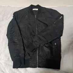 SPIRAL NEWS ブラック MA-1ジャケット XL