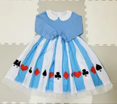 VONEYBIRD アリス風ドレス 水色　120㎝