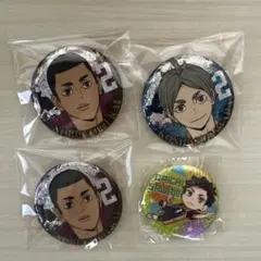 ハイキュー!! 菅原孝支 澤村大地 海信行 缶バッジ