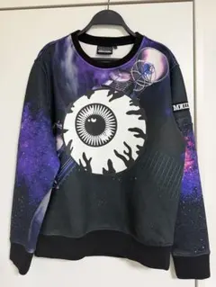 超特価 MISHKA 宇宙柄 目玉 スウェット トレーナー