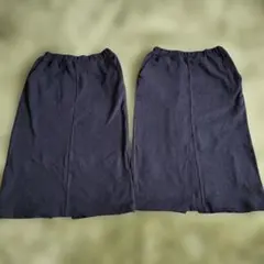リブスカート 2枚セット