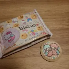 サンリオ 刺繍缶バッジ リトルツインスターズ