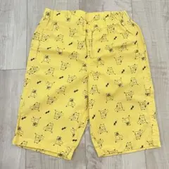 【未使用】UNIQLO ピカチュウ柄 ハーフパンツ 110サイズ