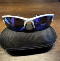 【最終価格】OAKLEY ハーフジャケット2.0 ブルー×ホワイト