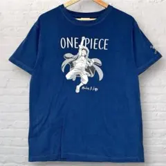 ワンピース ルフィ プリントTシャツ LL ネイビー 半袖 ONE PIECEのサムネイル