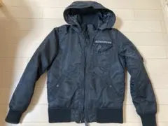 ALPHA INDUSTRIES フーデッドリブジャケット Mサイズ　フライト