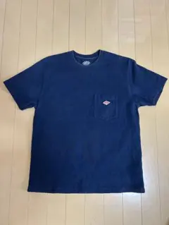 DANTON ポケットTシャツ 36 ネイビー