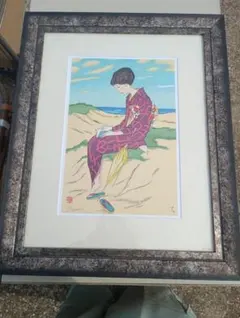 小島功 カッパ 木版画【水ぬるむ】かっぱCM 黄桜 - メルカリ
