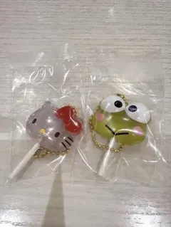 サンリオ カラフルキャンディチャーム ガチャガチャ キティ　けろっぴ