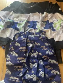 着物と袴　下駄付き　七五三