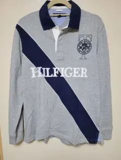 TOMMY HILFIGER トミー 長袖ポロシャツ サイズM