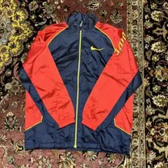 美品Nike ジップアップジャケット Mサイズ レッド/ネイビー