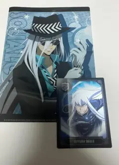 家庭教師ヒットマンREBORN! スクアーロ２点　ミニクリアファイル＆カード