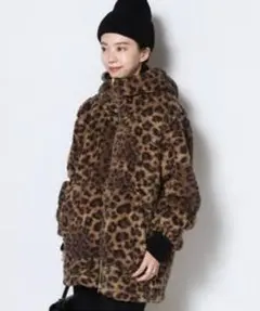 Deuxieme Classe LEOPARD FLEECE ZIP