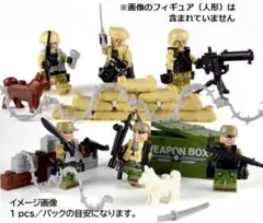 装備品　武器　防具　小物　ミリタリー　レゴ対応　互換　カスタムパーツ　2パック