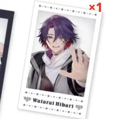 にじさんじ　渡会雲雀　チェキ風カード