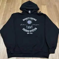 Mighty Crown 初代サウンドシステム パーカー black Lサイズ