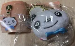 パンダコパンダ　ぬいぐるみスマホチャーム　パンちゃんリボン
