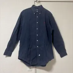 ラルフローレン　ネイビー ボタンダウン 長袖シャツ