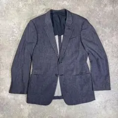 ARMANI COLLEZIONI コットンリネンテーラードジャケット　50