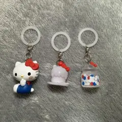 モンチッチ×キティ　めじるしアクセサリー　3種