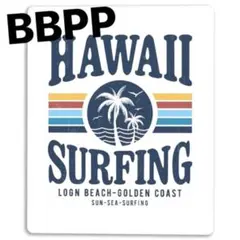 防水 ハワイアン ステッカー ハワイ ヤシ サーフィン サーフ マリン 海 波