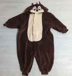 美品 Disney チップとデール 着ぐるみ カバーオール 110