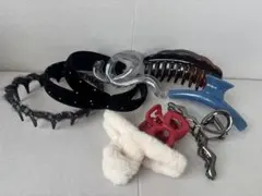 ヘアクリップ・カチューシャセット　9点