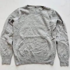 無印良品 ニット カシミヤ100% クルーネック L（C542）