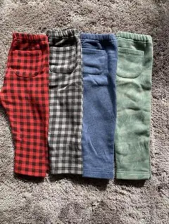 【最終価格】UNIQLO 裏フリースパンツ4点
