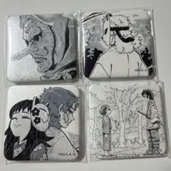 鬼滅の刃 ダイニング スクエア缶バッジ 錆兎 真菰 炭治郎 鱗滝