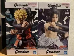【２点セット】うずまきナルト　うちはサスケ　グランディスタ