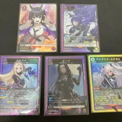 ユニオンアリーナ 勝利の女神：NIKKE スタートデッキR☆ パラレル4枚