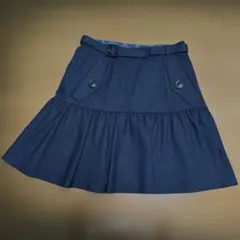 美品BURBERRY ブルーレーベル フレアスカート