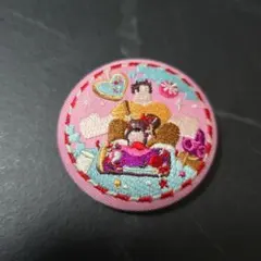 ディズニー　刺繍缶バッチ　シュガー・ラッシュ