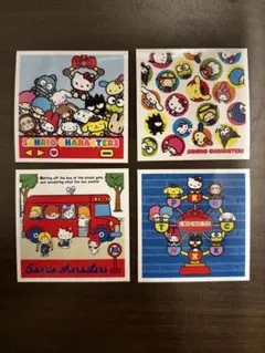 サンリオキャラクター ステッカー 4枚セット