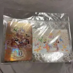 東京ディズニーランド　40周年　ポストカード
