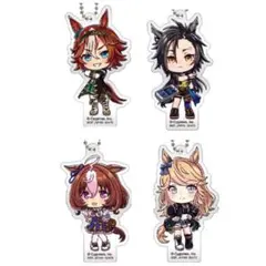 ウマ娘　一番くじ　G賞アクリルチャーム　4種　メイショウドトウ　エアシャカール