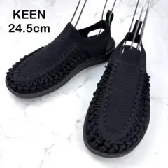 【美品】KEEN UNEEK EVOスポーツサンダル 24.5 黒 ユニーク