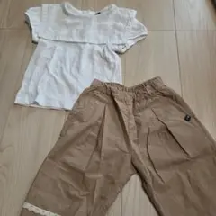 二点セット　moimoln トップス 110cm　パンツ 100cmのサムネイル