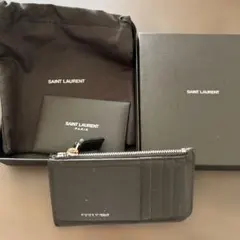 サンローラン　カードケース　ブラックYSL SAINT LAURENT