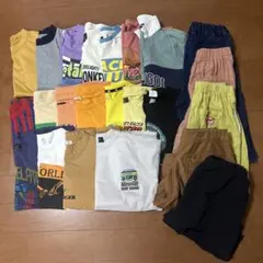 子供服まとめ売り　男の子　150サイズ　Tシャツ18枚　半ズボン5枚